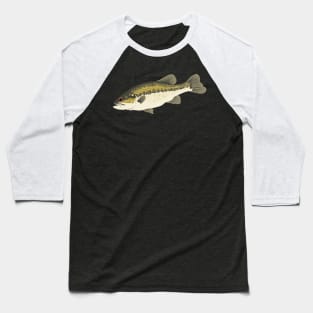 Largemouth Bass Baseball T-Shirt